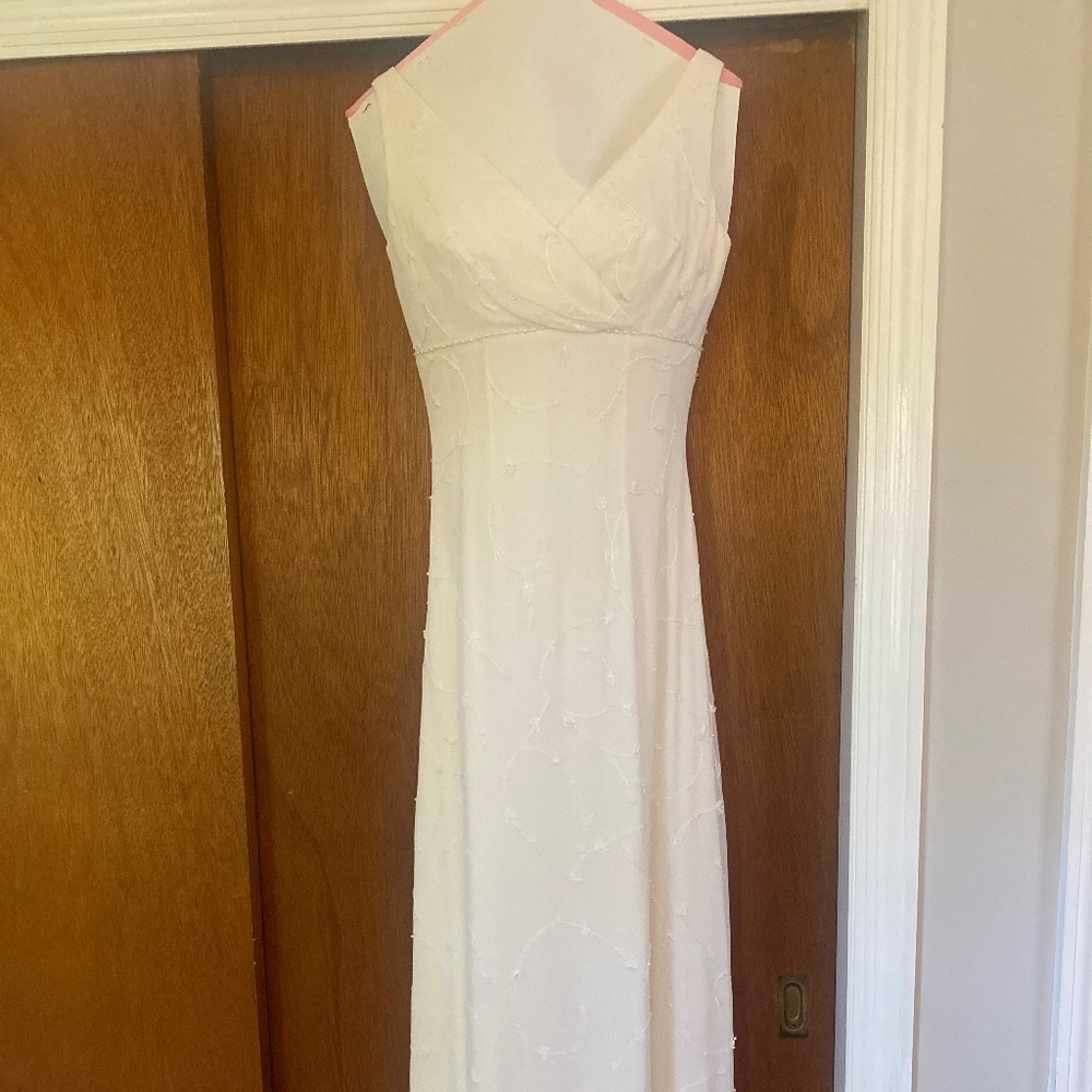 White wedding dress worn once